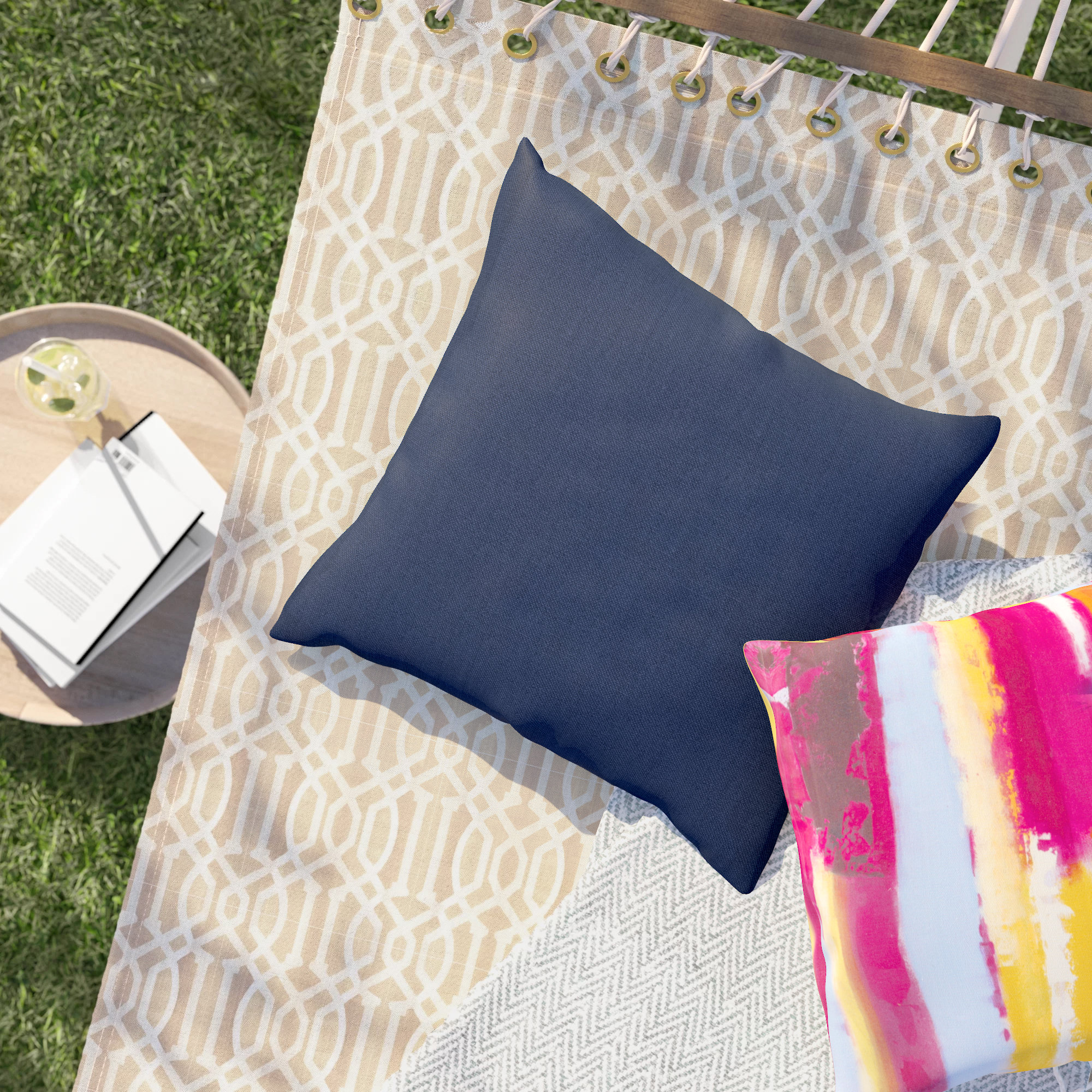 sunbrella throw cushions