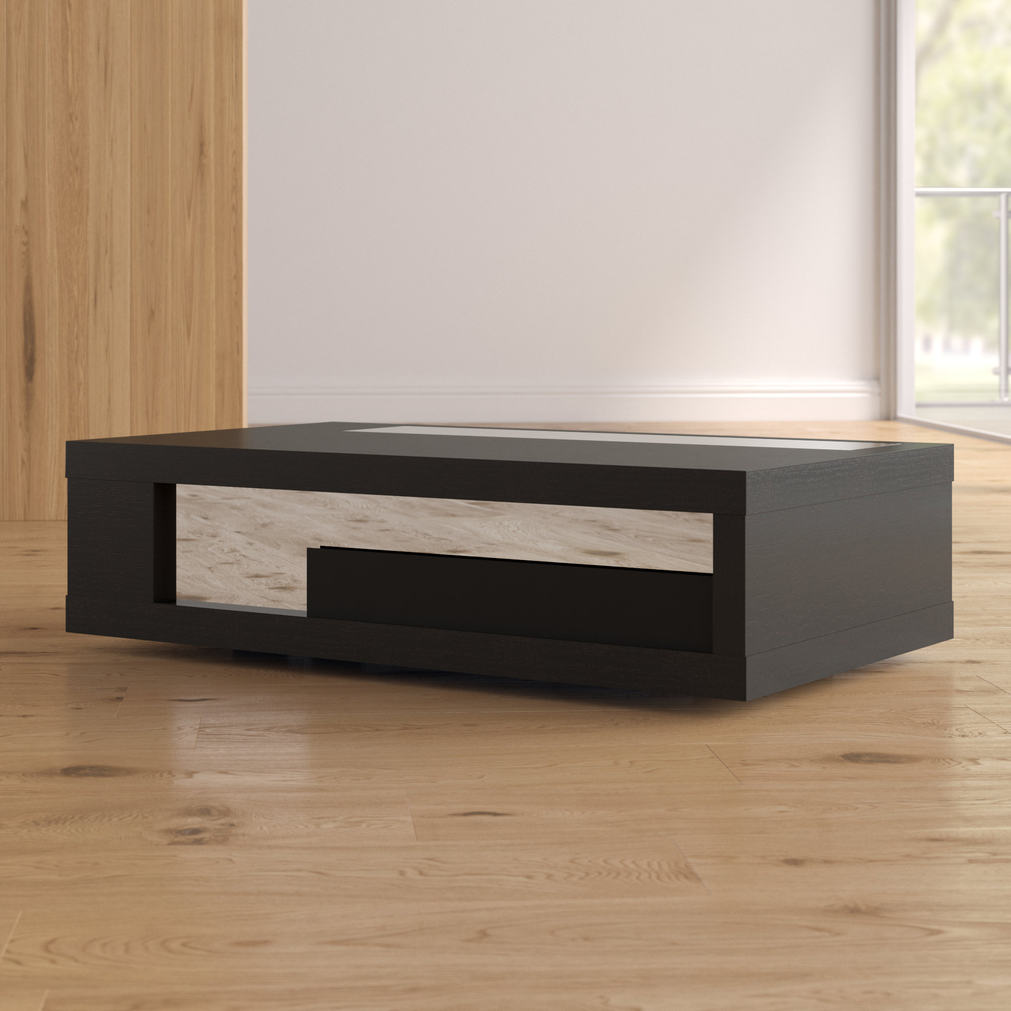 Orren Ellis Grimaldi Modern Coffee Table With Storage Reviews Wayfair