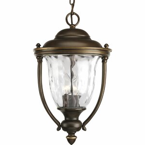 Triplehorn 3-Light Hanging Rubbed Lantern