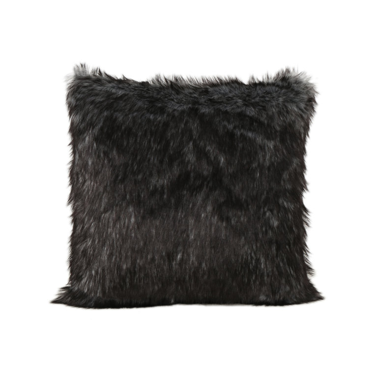 hairy throw pillows
