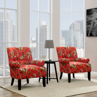 Romer Rolled Armchair (Set Of 2) by Red Barrel Studio New