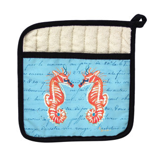 Nautical Pink Potholders Oven Mitts You Ll Love In 2021 Wayfair