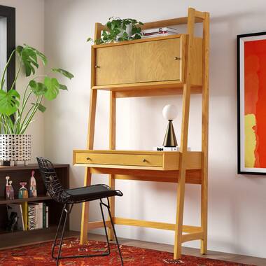 melodie ladder desk with bookcases