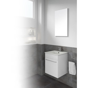 Qubo 16 Single Bathroom Vanity with Mirror Dawn USA Fashion and beautiful backpack