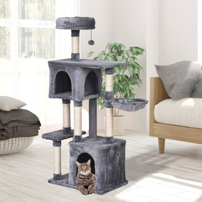 Tucker Murphy Pet Cat Tree Condo Furniture Kitten Activity Tower Pet Kitty Play House With Scratching Posts Perch Hammock Tunnel Wayfair Ca Tucker Murphy Pet Cat Tree Condo Furniture Kitten Activity Tower Pet Kitty Play House With Scratching Posts Perch Hammock Tunnel Wayfair Ca