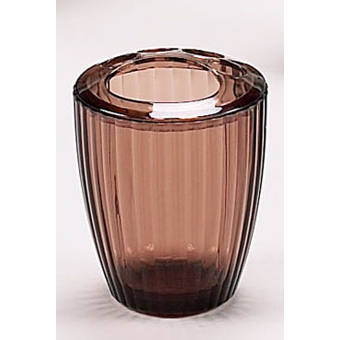 Winston Porter Schilling Brown Ribbed Toothbrush Holder Reviews Wayfair