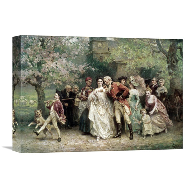 Global Gallery Christening By Jean Leon Gerome Ferris Painting