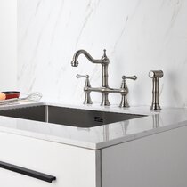 Bridge Polished Nickel Kitchen Faucets You Ll Love In 2021 Wayfair