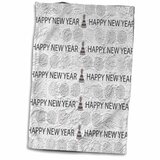 new year's dish towels