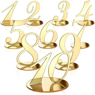 Wooden Table Numbers Set Seat Cards+Base Holder 1-20 for Wedding Party Art H 