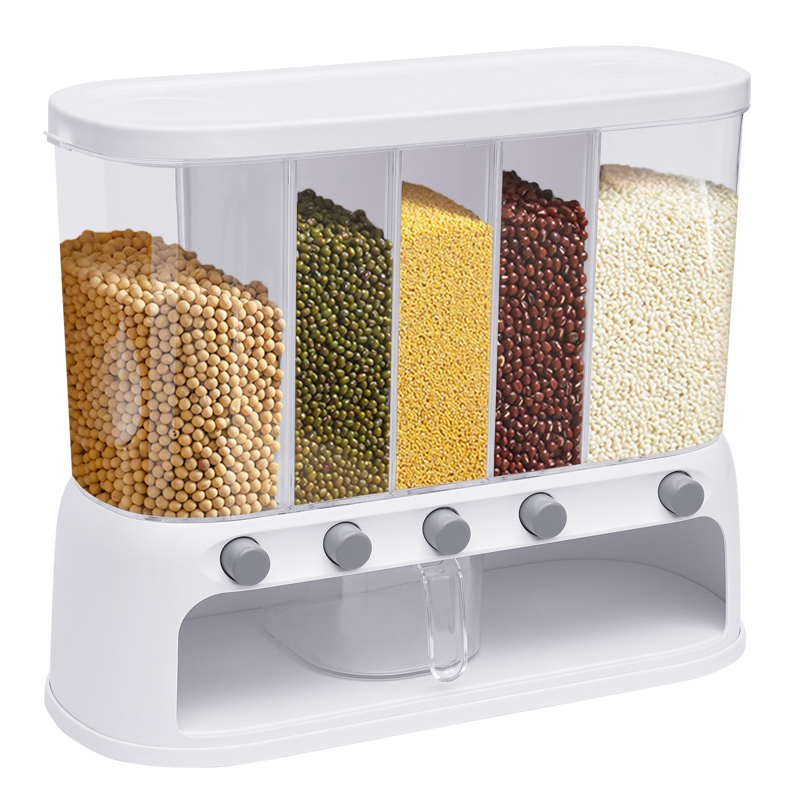 Prep & Savour Belayneh 5 Grid Food Cereal Dispenser Wayfair