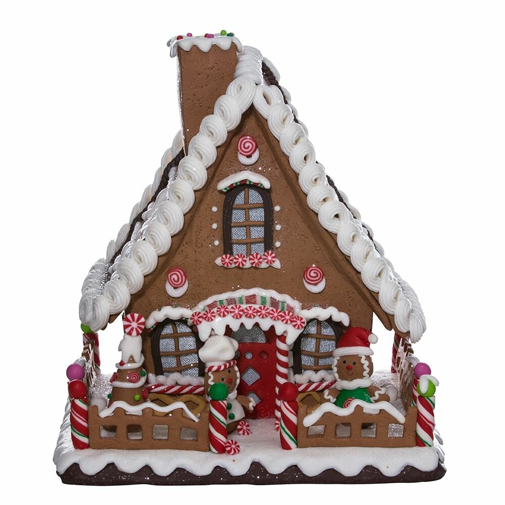 Kurt Adler LED Gingerbread House & Reviews | Wayfair