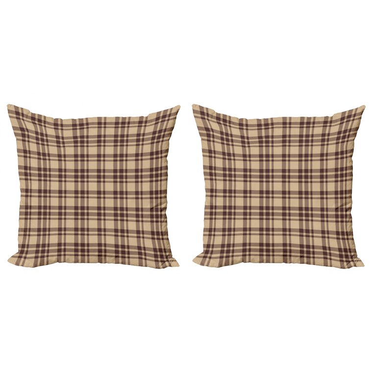 Home Decor Plaid Pattern Cushion Cover Throw Pillow Cases Sofa Car Pillowcase