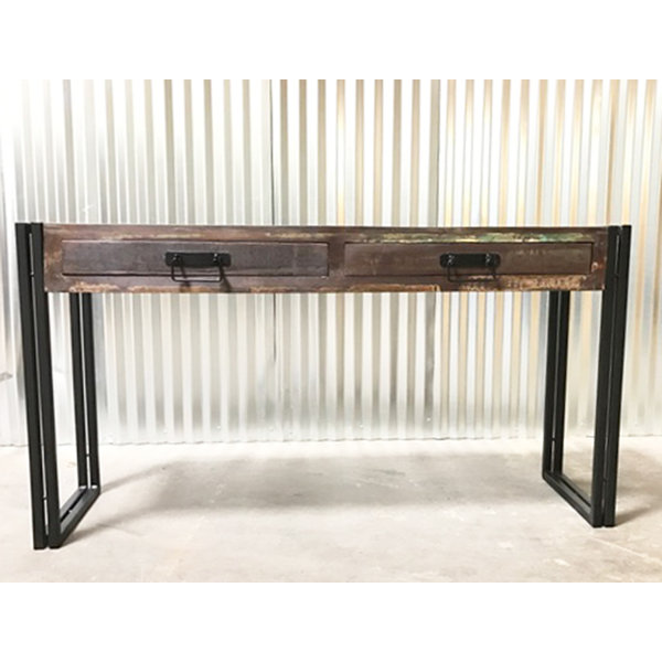 Breakwater Bay Julianna Old Reclaimed Wood Console Table With