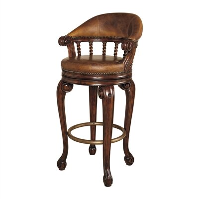 Antique Petrified Wood Chair Bars dark antique lido swivel bar stool