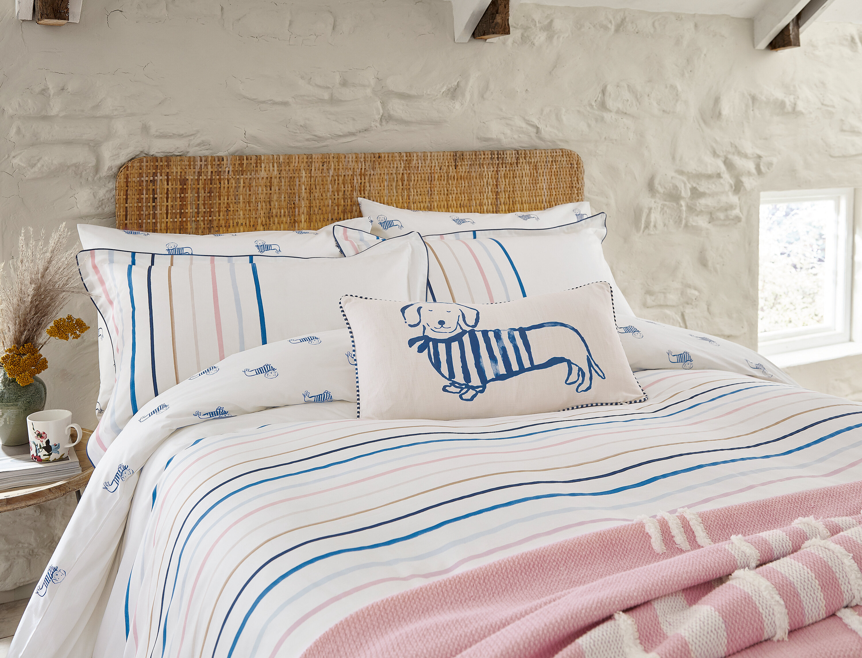 beach stripe duvet cover