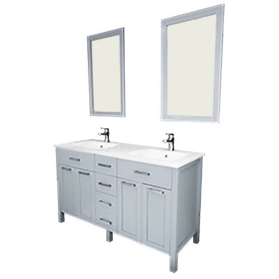 Drake 72 Double Bathroom Vanity Set With Mirror Brayden Studio