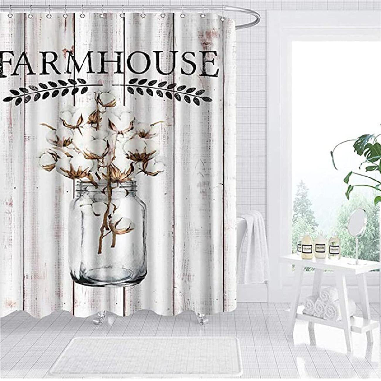 photo Farmhouse Shower Country Shower Curtain Sets wayfair