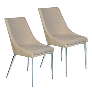 Kersten Upholstered Dining Chair (Set Of 2) by Latitude Run Spacial Price