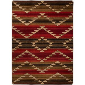 Cadnite Rumble Red Area Rug