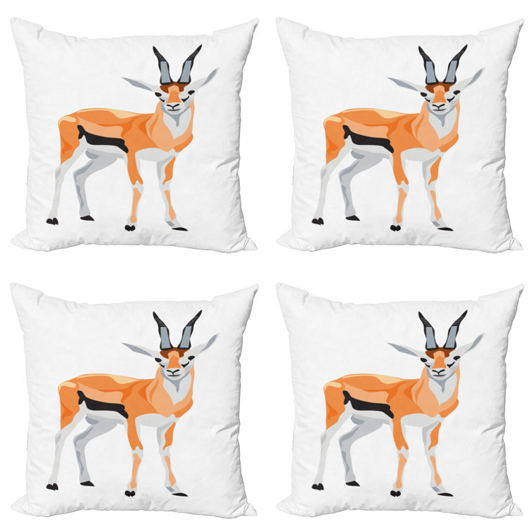 antelope throw pillow