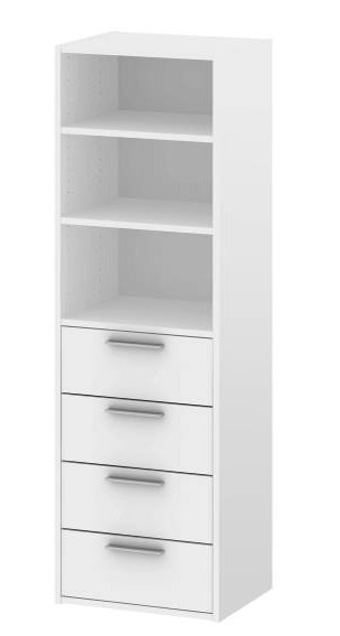 Rebrilliant Georgetown 20 W 4 Drawer Closet System Wayfair