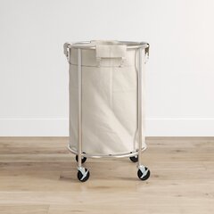 Black Details about   Household Essentials 149-1 Hanging Cotton Canvas Laundry Hamper Bag 