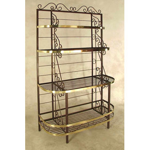 Go to store & view more images Red Barrel Studio Karol Wrought Iron Baker's Rack