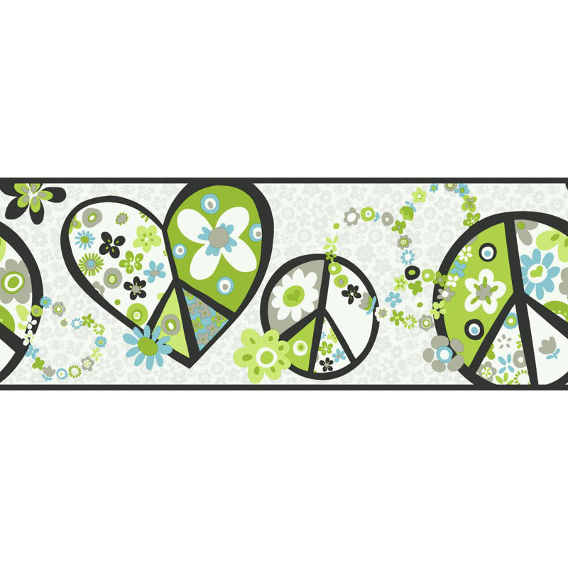 York Wallcoverings Portfolio Ii Peace Sign Floral And Botanical 15