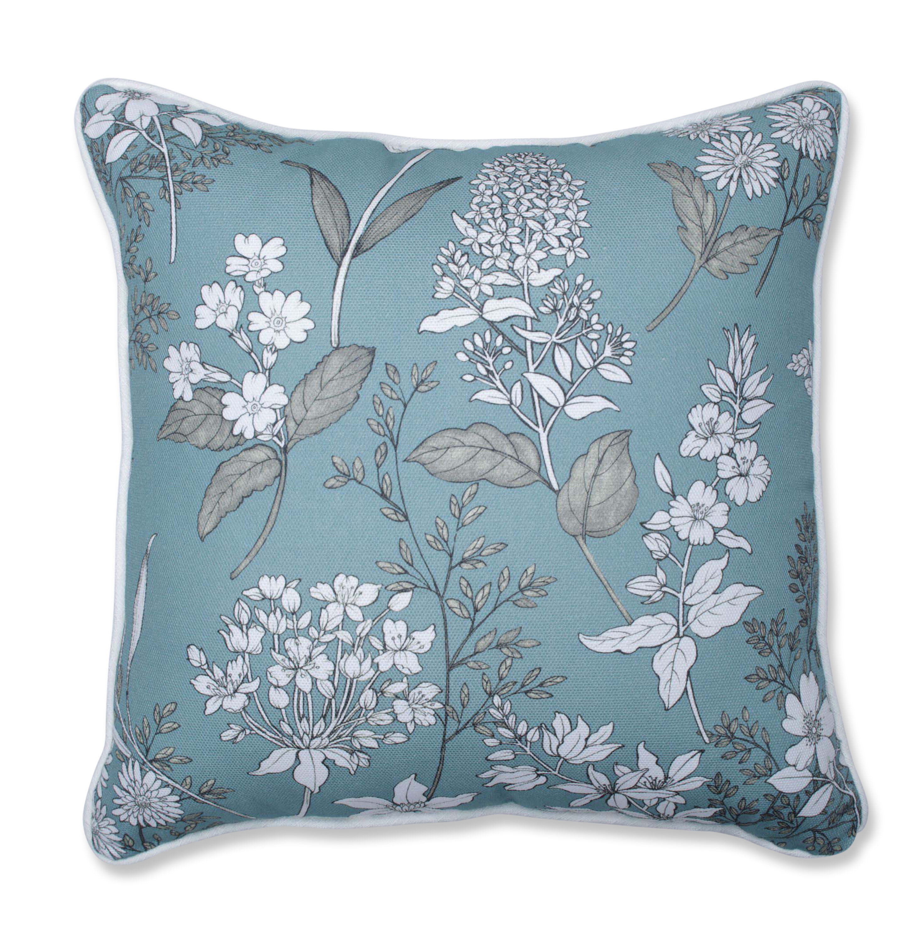 Ophelia Co Dubose Seafoam Cotton Throw Pillow Wayfair