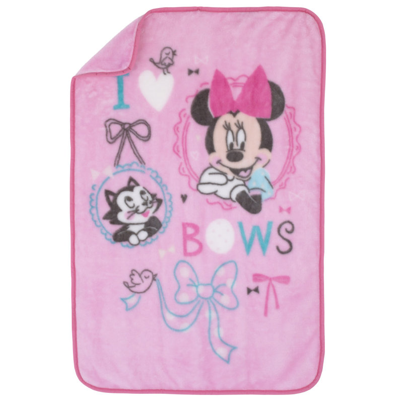 minnie mouse baby blanket