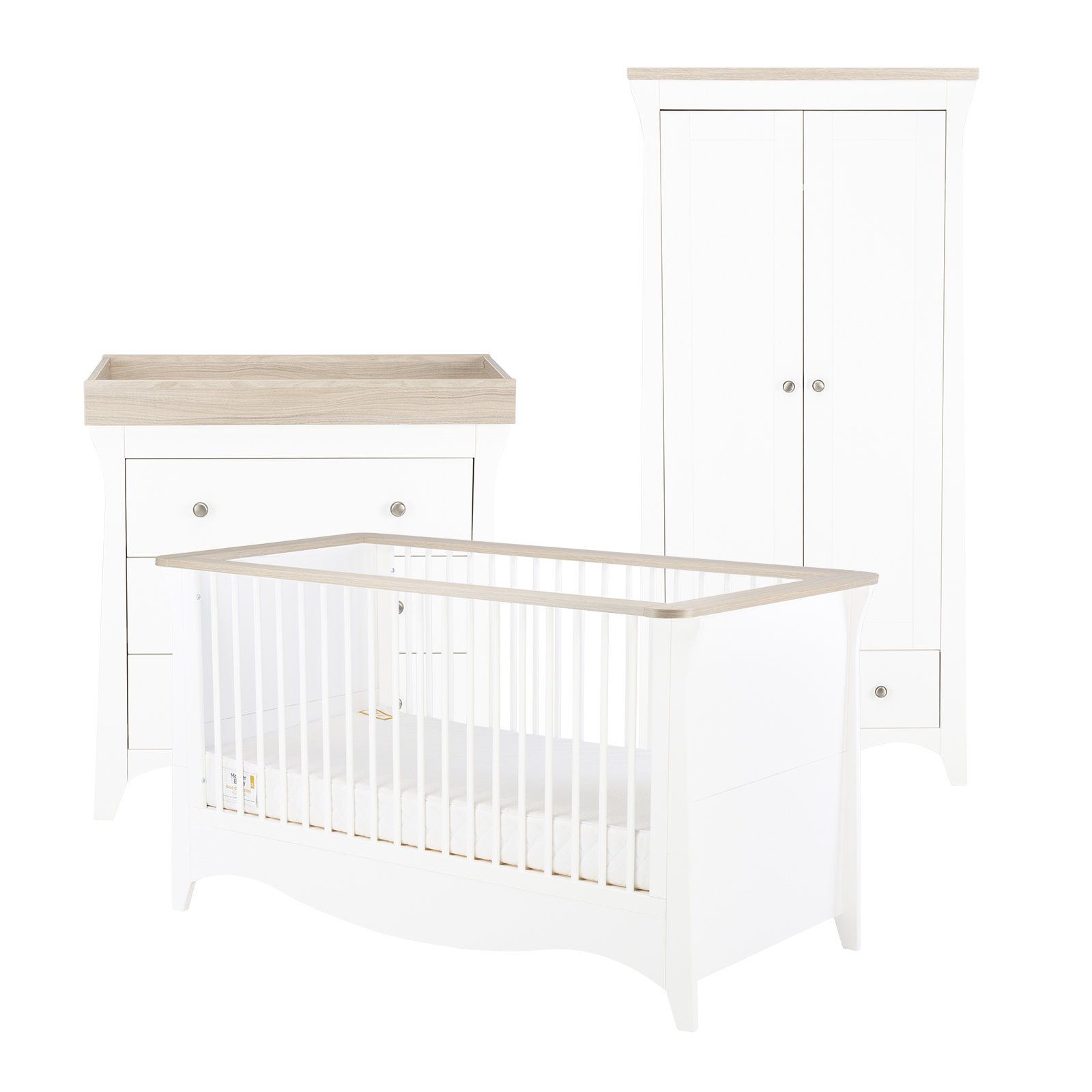 cot bed wardrobe dresser set