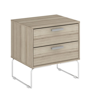 Bourn 2 Drawer Nightstand by Orren Ellis