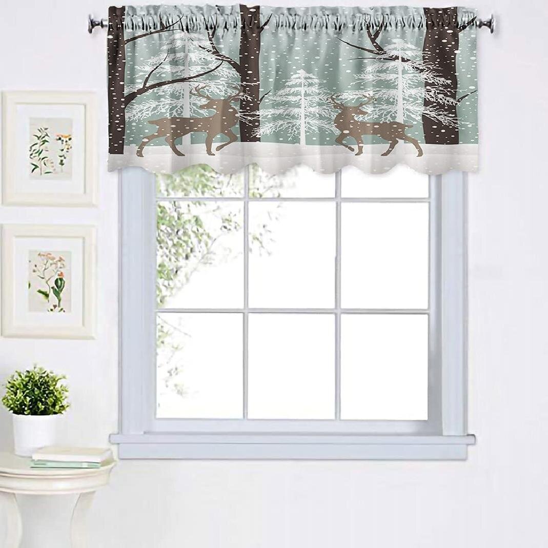 Details about   Floral Print Tassel Curtains Living Room Boho Window Drapes Cotton Linen Decor