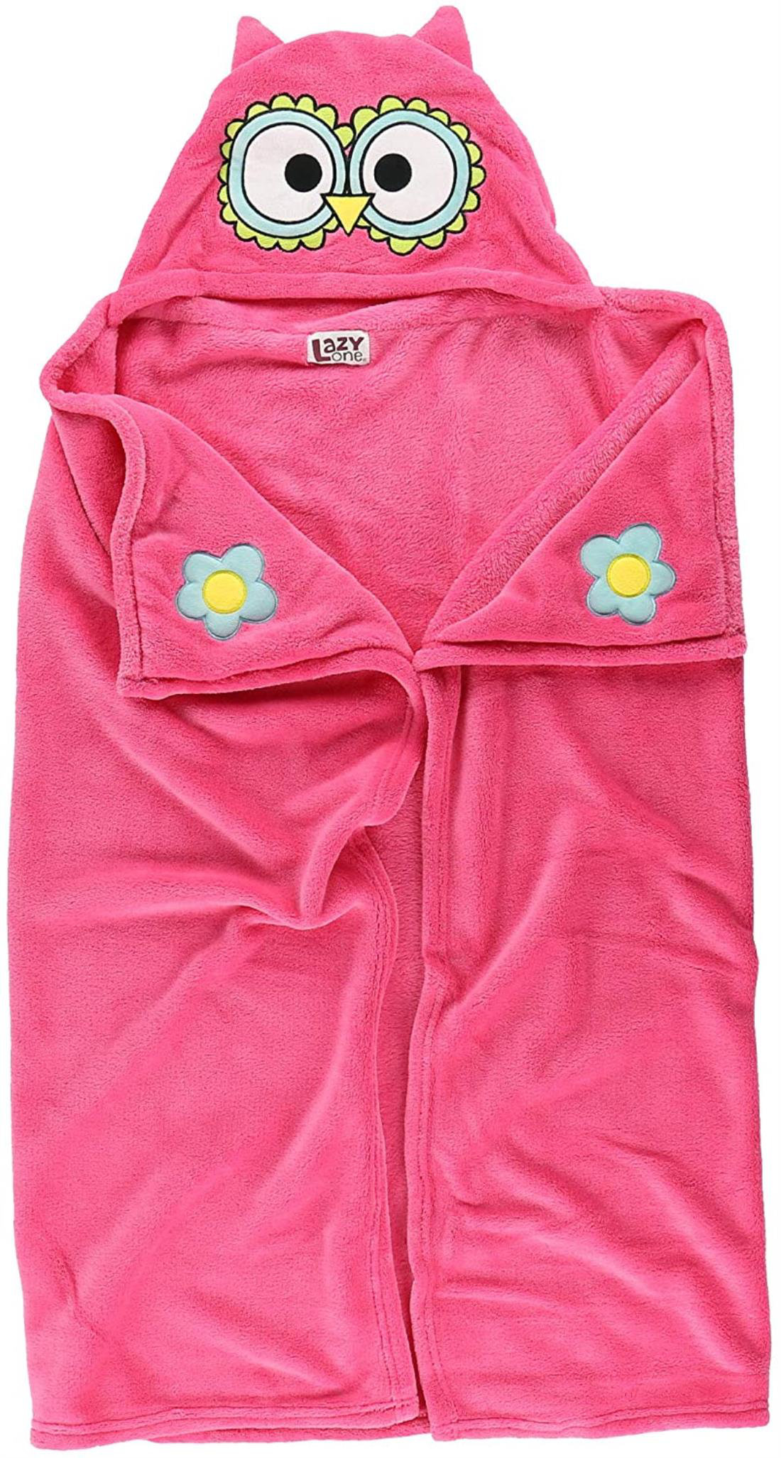 kids hooded fleece blanket