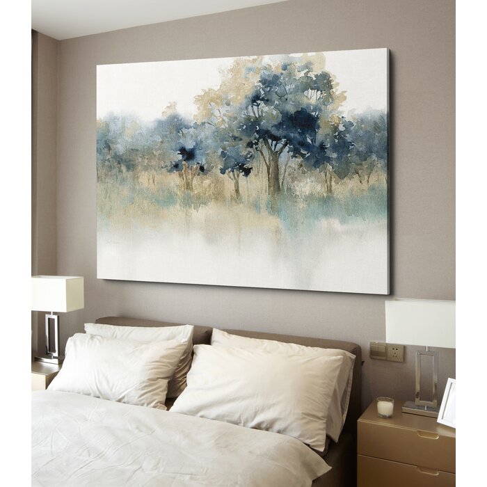 Waters Edge Ii Oil Painting Print On Wrapped Canvas