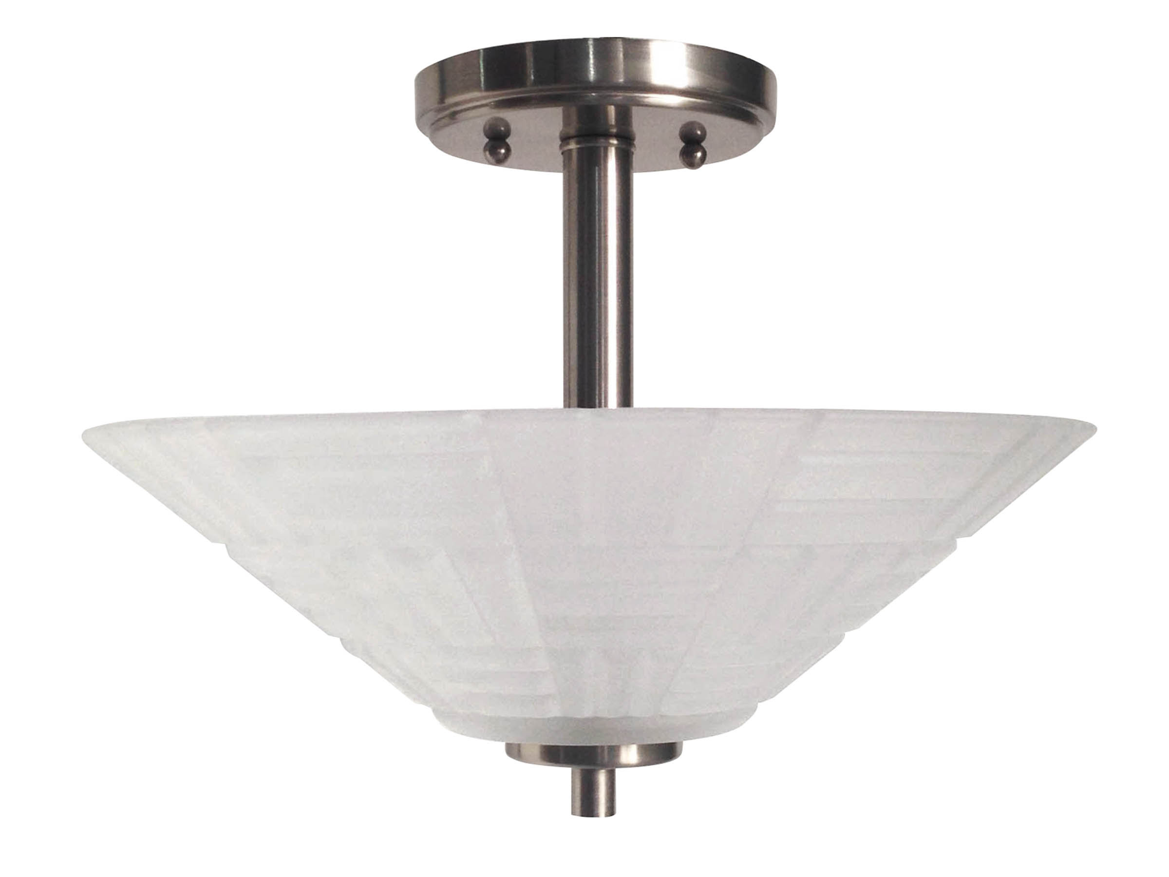 Qspl Houston Crystal 1 Light Semi Flush Mount Wayfair Crystal 1 Light Semi Flush Mount