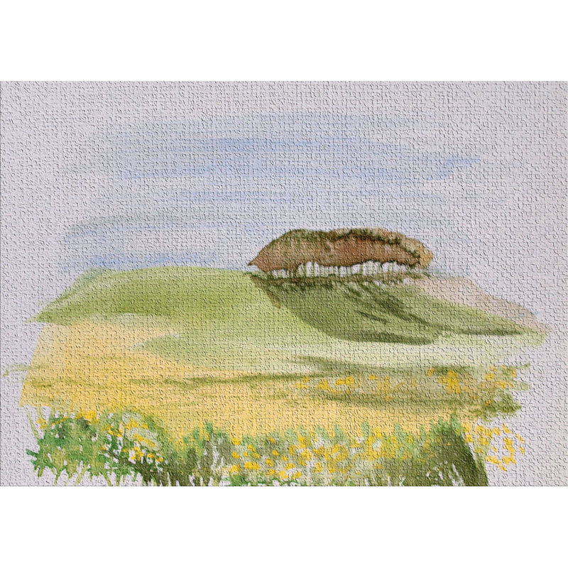East Urban Home Watercolor Green Area Rug Wayfair