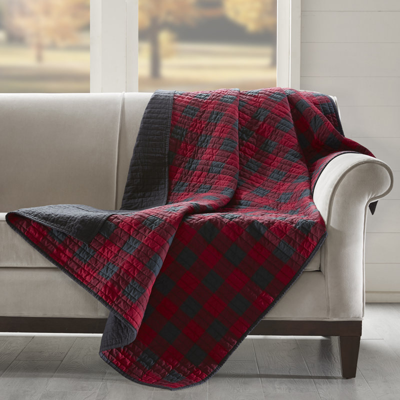 Woolrich Check Quilted Cotton Throw