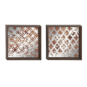 Wall Decor Set silver wall accents you'll love | wayfair Wall Decor Set silver wall accents you'll love | wayfair