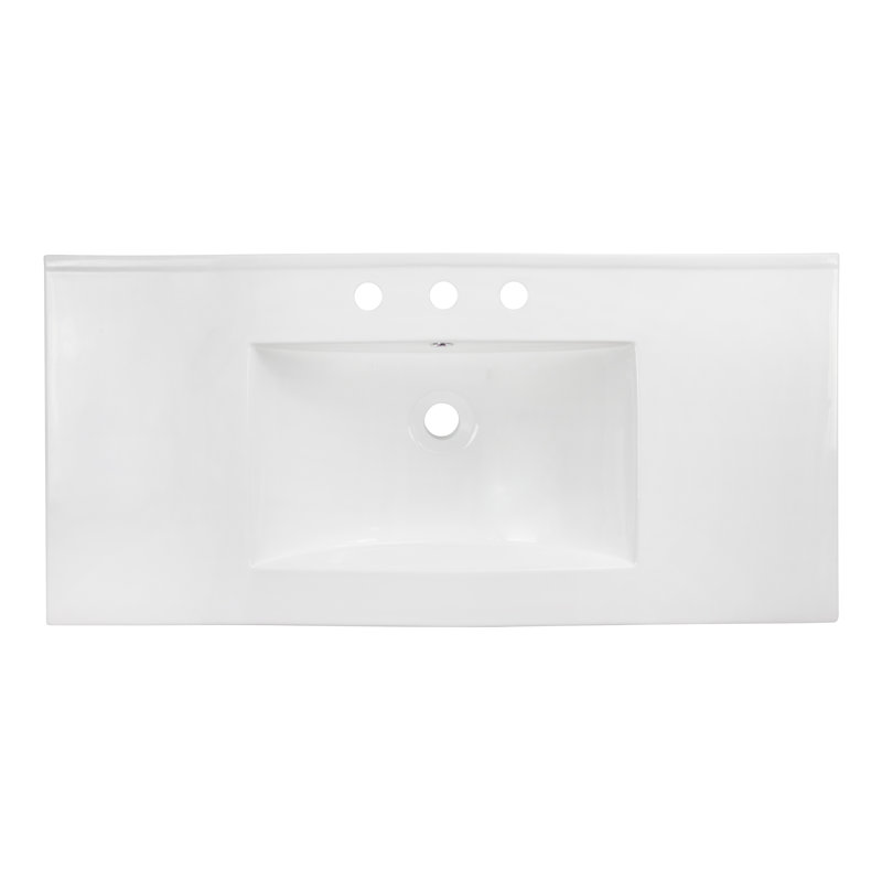 Red Barrel Studio Ena Transitional Floor Mount 35 5 Single Bathroom Vanity Set Wayfair