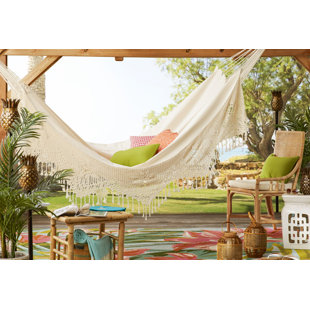 Go to store & view more images Freeport Park Berenice Two Person Deluxe Cotton Tree Hammock