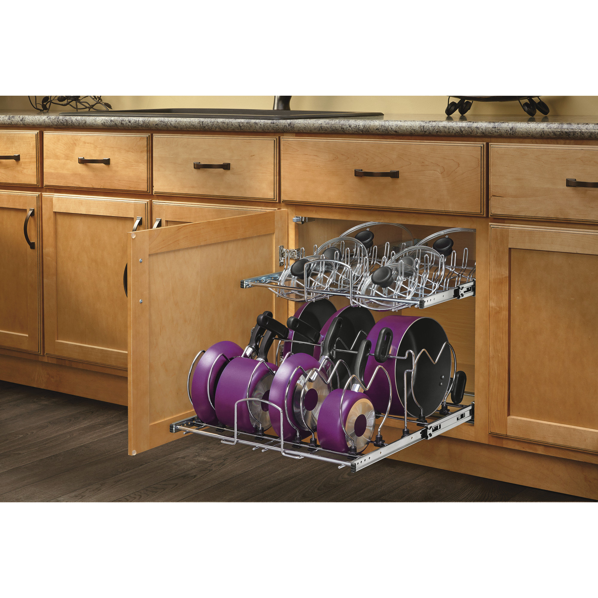 Rev A Shelf 2 Tier Pull Out Kitchenware Divider Reviews Wayfair Ca