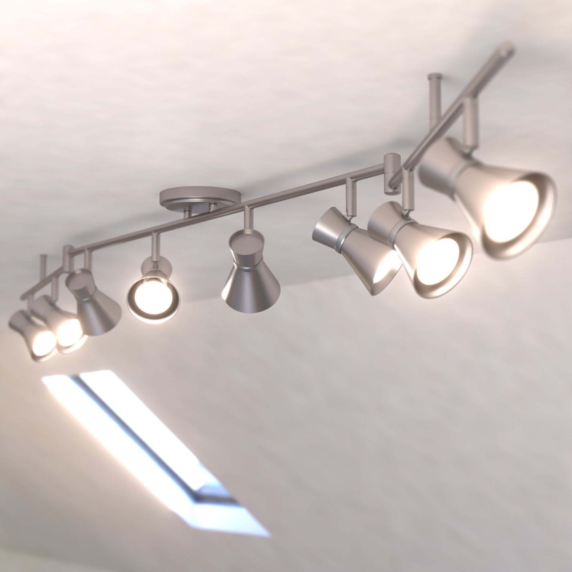 6" Ceiling Mount Pendant Light Set Lamp Pendant Bulbs Light 