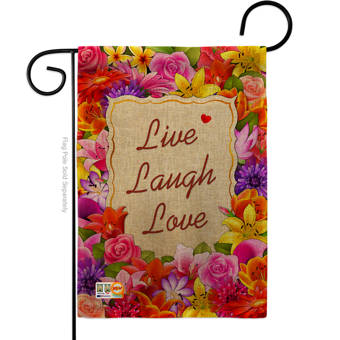 Breeze Decor Welcome Live Laugh Love Inspirational Sweet Home