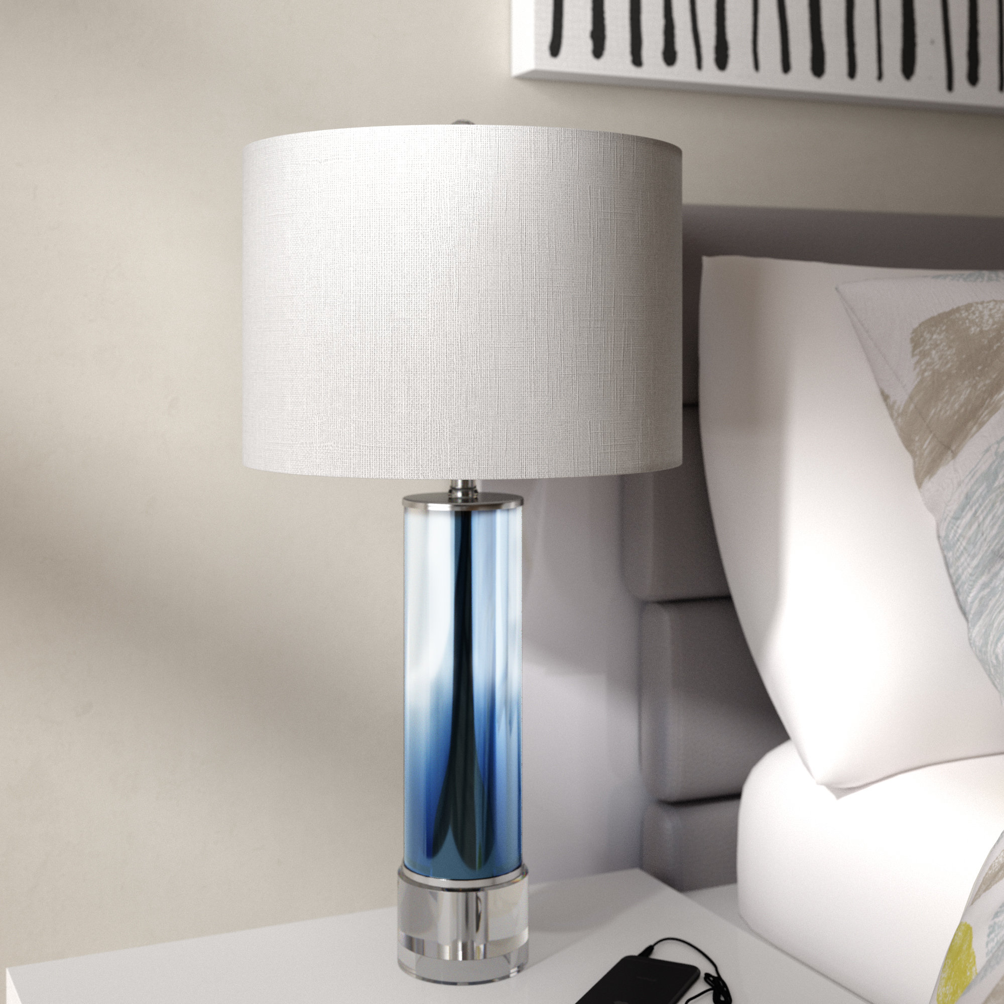 crystal effect table lamp