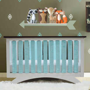 ivory crib bumper