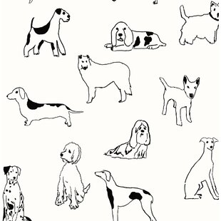 Removable Water-Activated Wallpaper Dog Dogs Dog Breed Dog Breeds Pets Dog Mom
