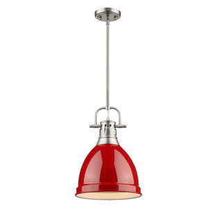 Red Shade Pendant Lighting Free Shipping Over 35 Wayfair