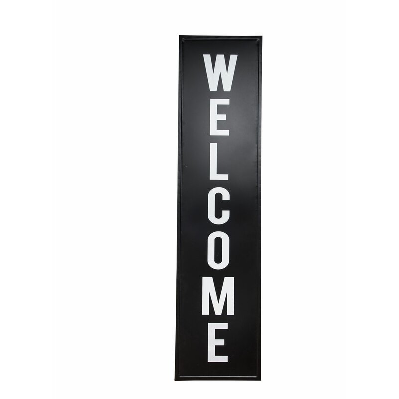 Foreside Home & Garden Standing Welcome Sign | Wayfair